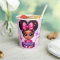 Afro Puff Baby Girl Pink/Purple Butterfly Birthday