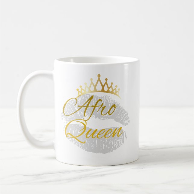 Afro Queen Mug (Left)
