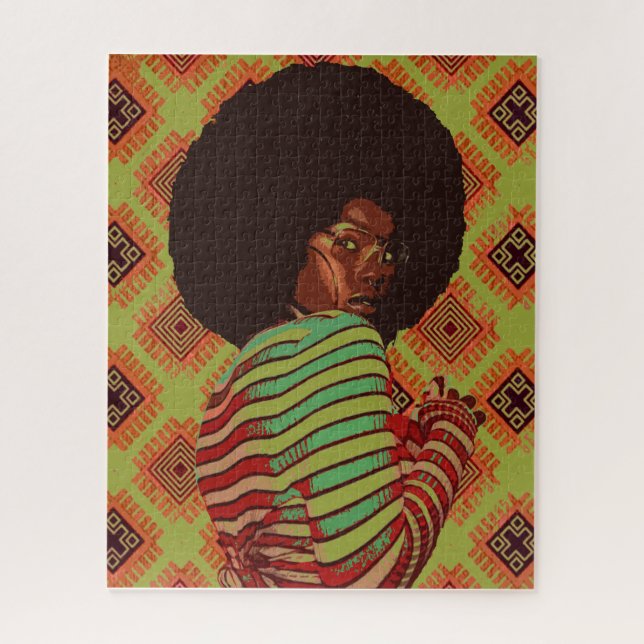 Afro Retro Jigsaw Puzzle (Vertical)
