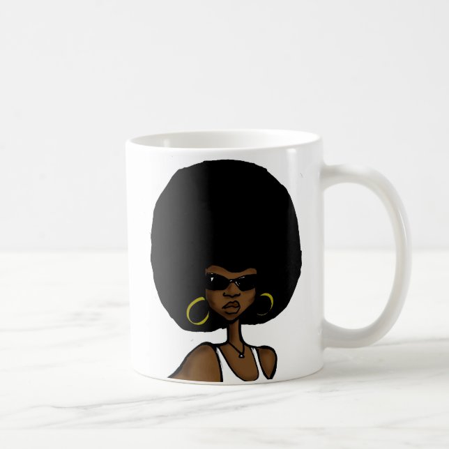 afro sister coffee mug (Right)