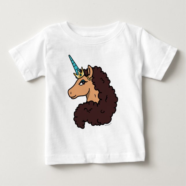 Afro Unicorn | Divine Baby T-Shirt (Front)