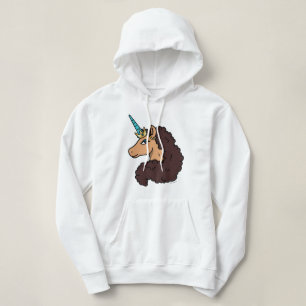 Afro Unicorn   Divine Hoodie
