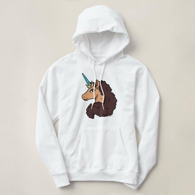 Afro Unicorn | Divine Hoodie (Design Front)