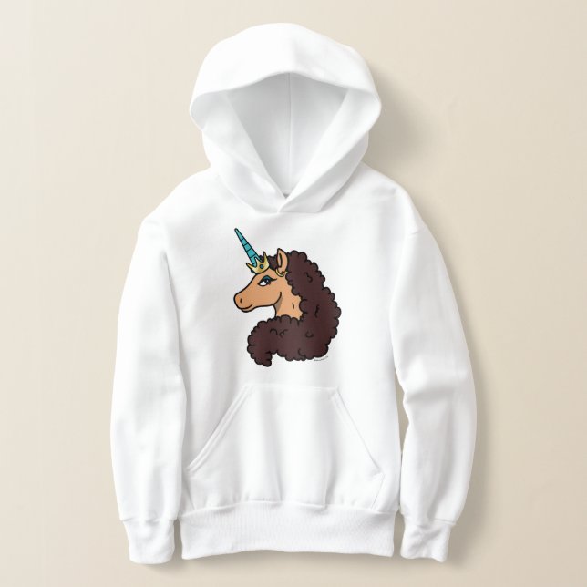Afro Unicorn | Divine Hoodie (Laydown)
