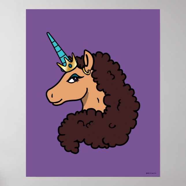 Afro Unicorn | Divine Poster (Front)