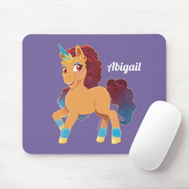Afro Unicorn | Divine Prancing Mouse Pad (With Mouse)