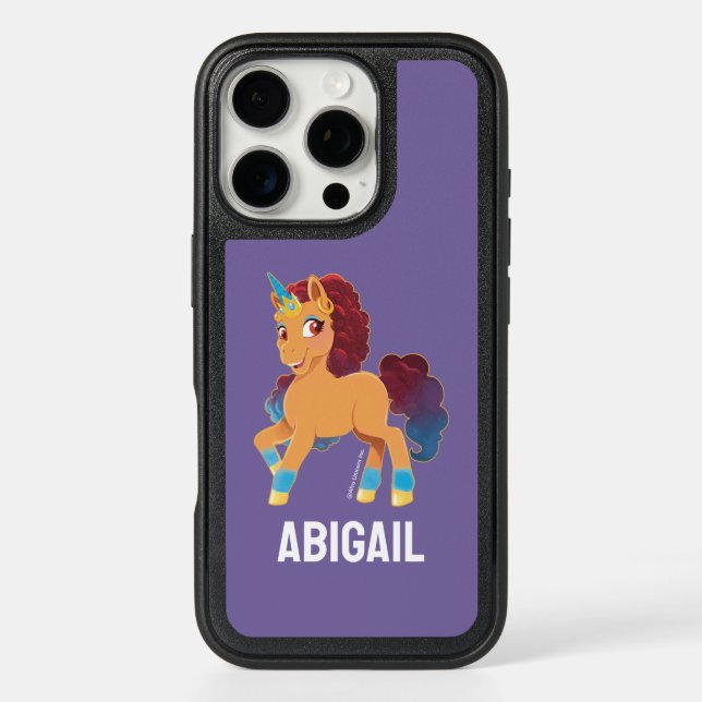 Afro Unicorn | Divine Prancing Otterbox iPhone Case (Back)