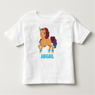 Afro Unicorn Divine Prancing Toddler T-shirt