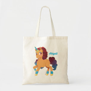 Afro Unicorn   Divine Prancing Tote Bag