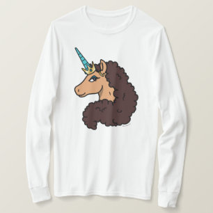 Afro Unicorn Divine T-Shirt