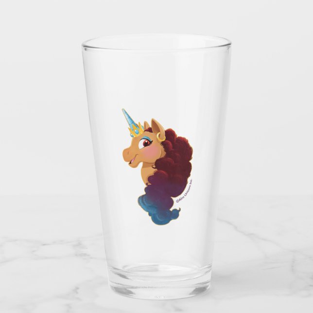 Afro Unicorn | Divine the Unicorn Glass (Front)