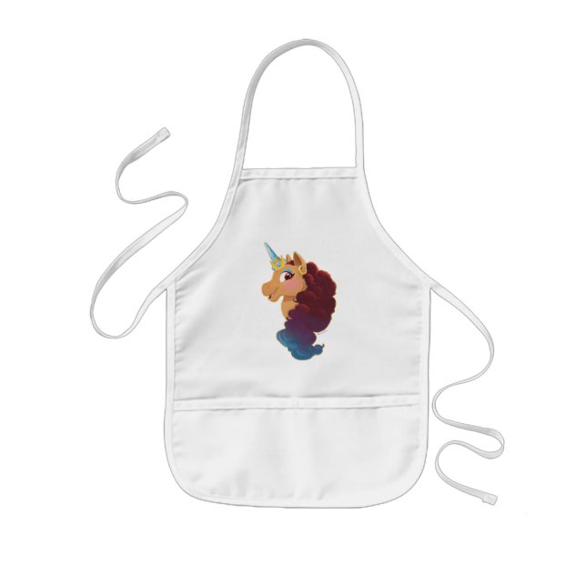 Afro Unicorn | Divine the Unicorn Kids' Apron (Front)
