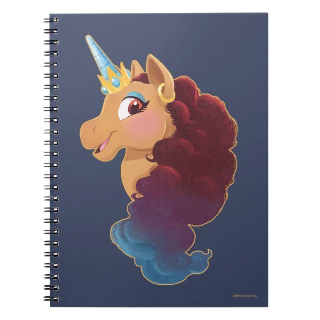 Afro Unicorn | Divine the Unicorn Notebook (Front)