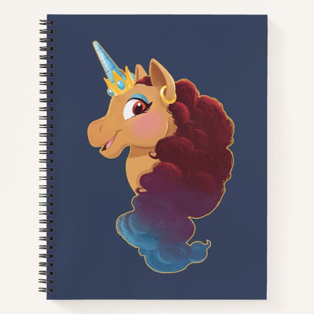 Afro Unicorn | Divine the Unicorn Notebook (Front)