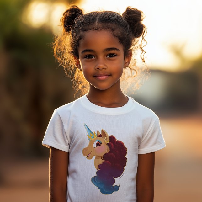 Afro Unicorn | Divine the Unicorn T-Shirt (Creator Uploaded)
