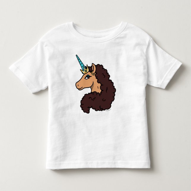 Afro Unicorn | Divine Toddler T-shirt (Front)