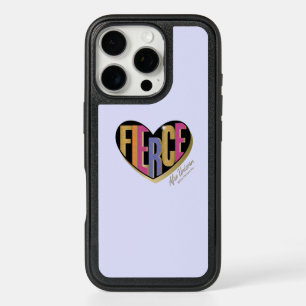 Afro Unicorn Fierce Heart Design iPhone 16 Pro Case