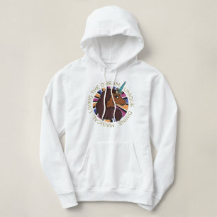 Afro Unicorn Living the Dream Design Hoodie