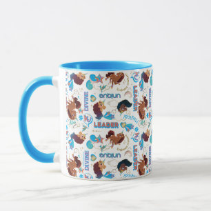 Afro Unicorn Magical Empowering Pattern Mug