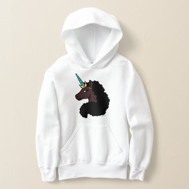 Afro Unicorn | Magical Hoodie (Laydown)