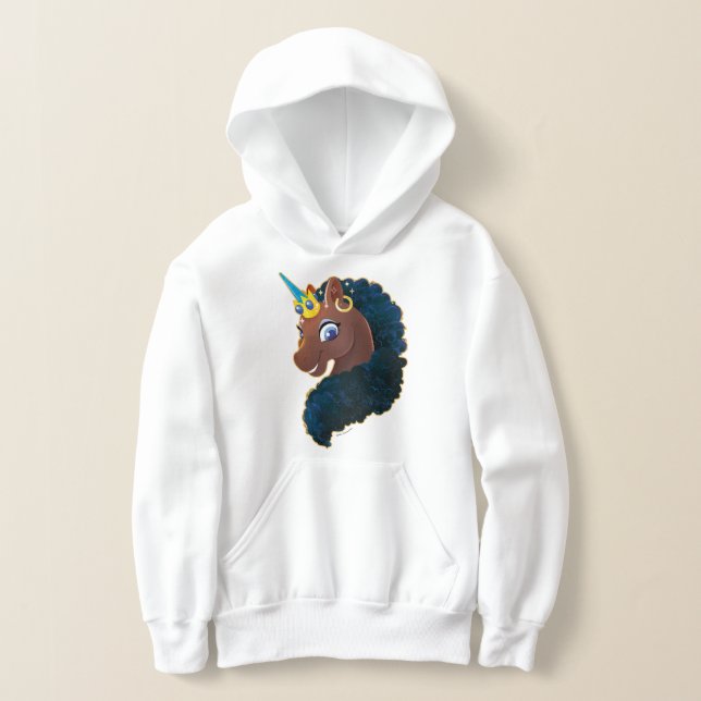Afro Unicorn | Magical Hoodie (Laydown)