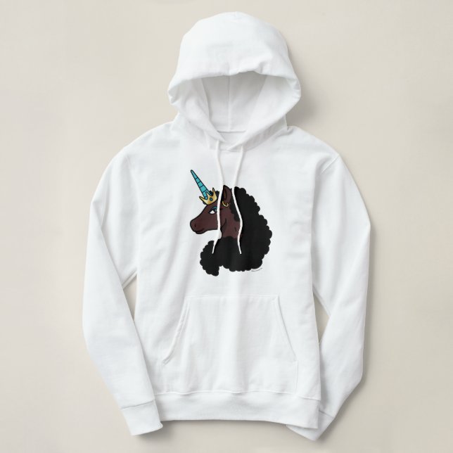 Afro Unicorn | Magical Hoodie (Design Front)