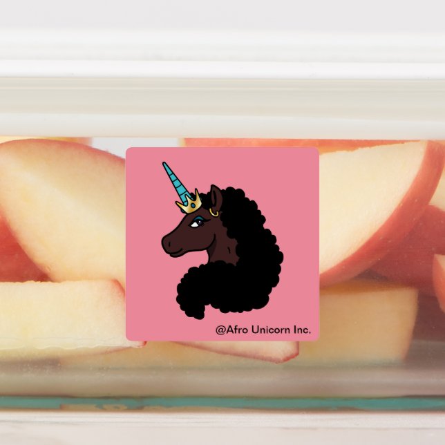 Afro Unicorn | Magical Labels (Affixed)