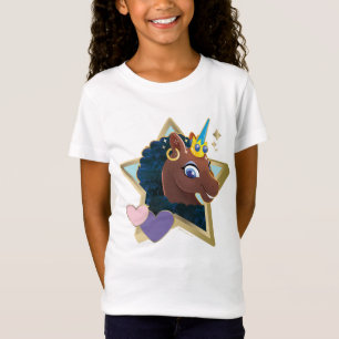 Afro Unicorn Magical Star T-Shirt