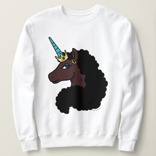 Afro Unicorn | Magical Sweatshirt (Design Front)