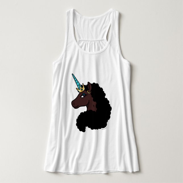 Afro Unicorn | Magical Tank Top (Design Front)