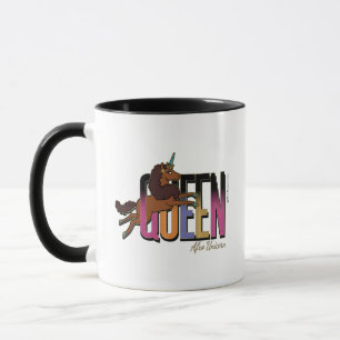 Afro Unicorn Queen Design Mug