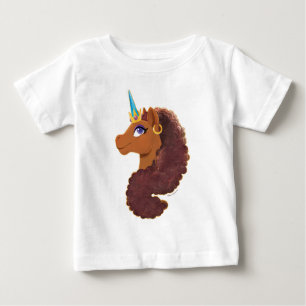 Afro Unicorn Unique Baby T-Shirt