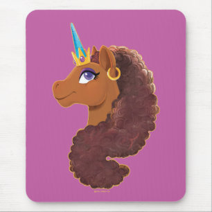 Afro Unicorn Unique Mouse Pad