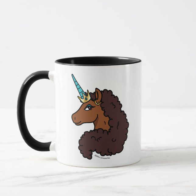 Afro Unicorn | Unique Mug (Left)