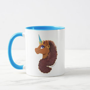 Afro Unicorn Unique Mug