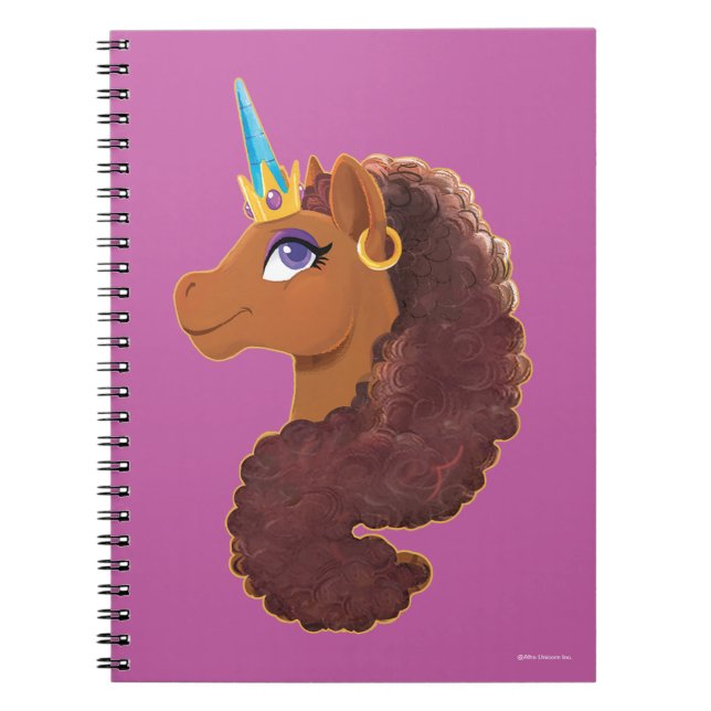 Afro Unicorn | Unique Notebook (Front)