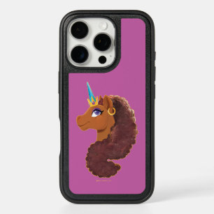 Afro Unicorn Unique iPhone 16 Pro Case