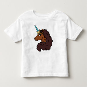 Afro Unicorn Unique Toddler T-shirt