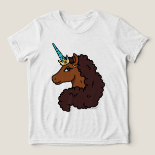 Afro Unicorn Unique Tri-Blend Shirt