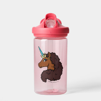 Afro Unicorn | Unique Water Bottle