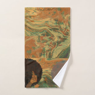 Afro Woman Bath Towel Set