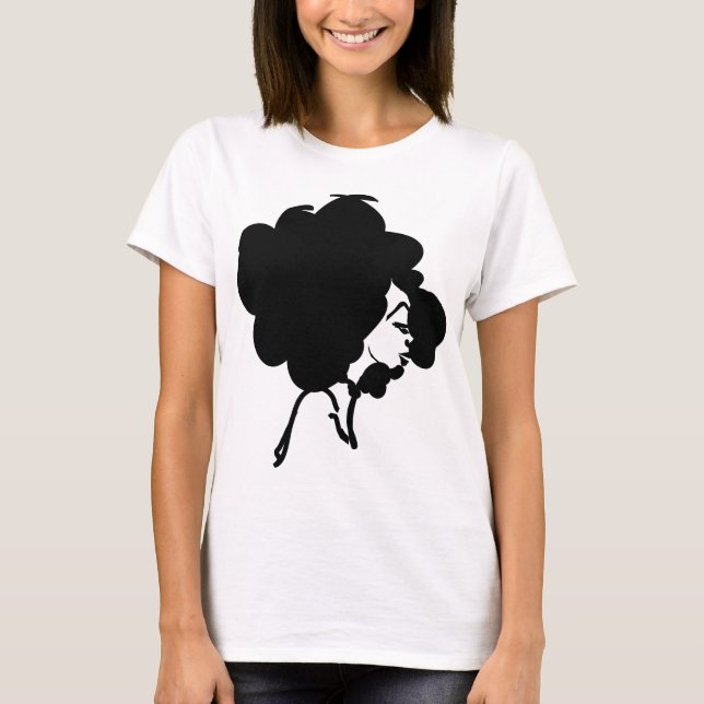 Afro Woman T-Shirt (Front)