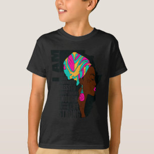 Afro You Are Enough I Am Insrational Sayings Motiv T-Shirt