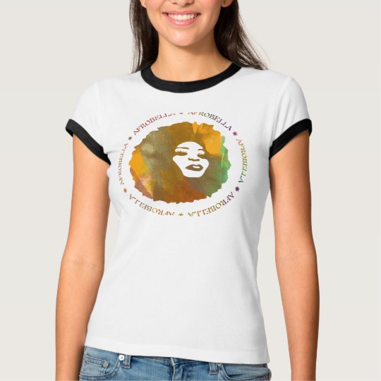 Afrobella Logo Ringer T-Shirt