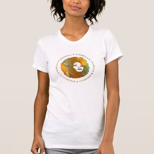 Afrobella Scoop Logo Tee (Front)