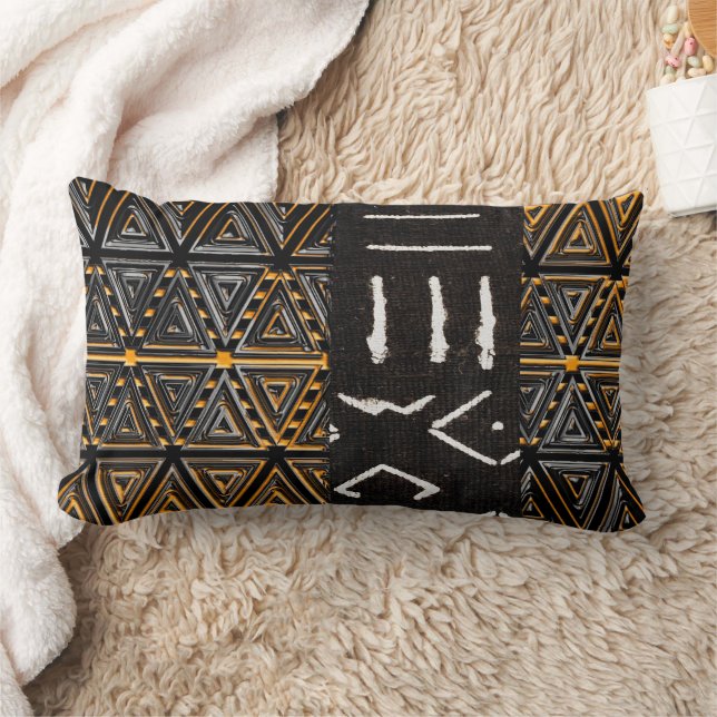 “Afrocentric Accent”: Lumbar Pillow (Blanket)