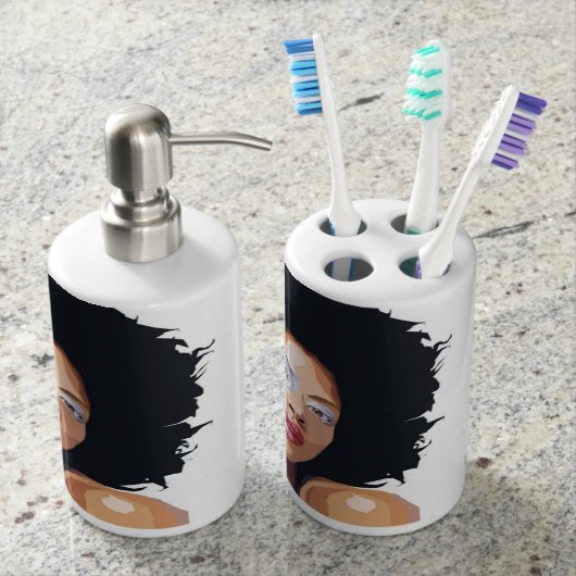 Afrocentric Bath Set (Front)