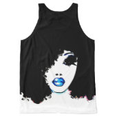Afrocentric Beauty All-Over-Print Tank Top (Back)