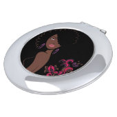 Afrocentric Beauty Compact Mirror (Turned)