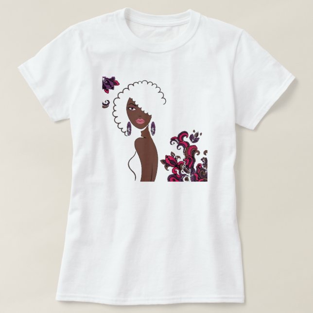 Afrocentric Beauty T-Shirt (Design Front)